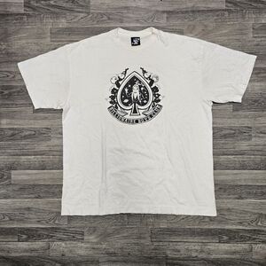 New Y2K Vintage Billionaire Boys Club Spade Spaceman T-shirt Size 2XL BBC